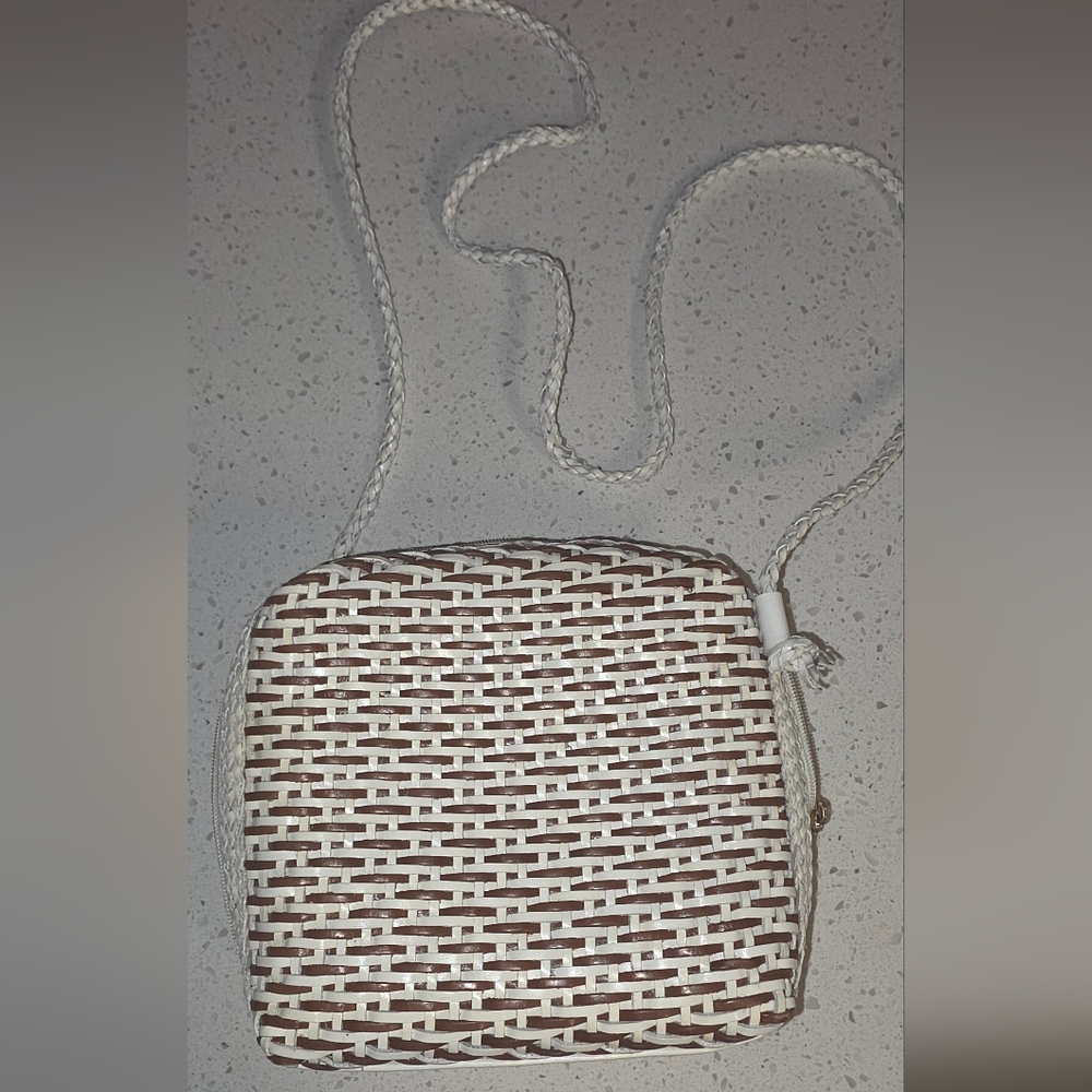 CEM Brand Woven Crossbody Bag
